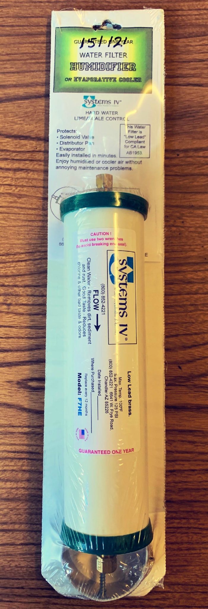 Water Filter for Evaporative Cooler AirCool